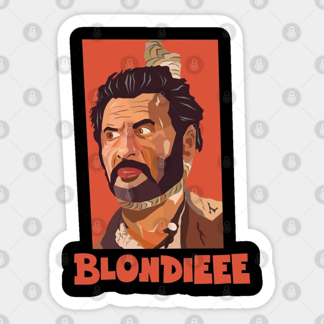 Tuco from „The Good, the Bad and the Ugly“ Sticker by Boogosh